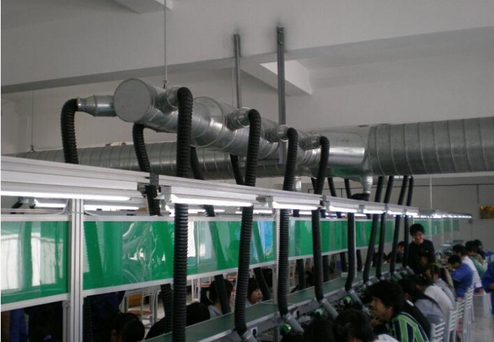 电子厂风管安装